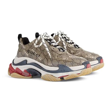 gucci balenciaga triple s|More.